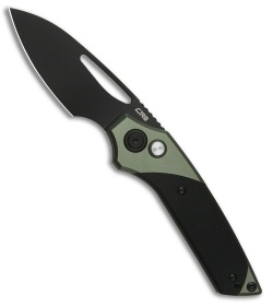 BONIC  再値下げ！！！ CJRB Version Button Lock Knife Gray Al Blue G-10 Stonewash