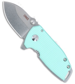 CRKT Burnley Squid Compact Assisted Frame Lock Knife Blue G-10 (1.75" SW)