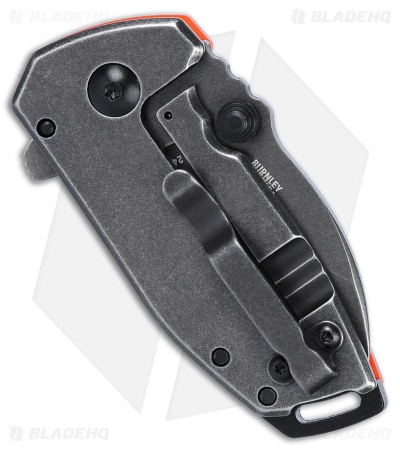 CRKT Burnley Squid Compact Assisted Frame Lock Knife OrangeG-10 (1.75" Black SW)