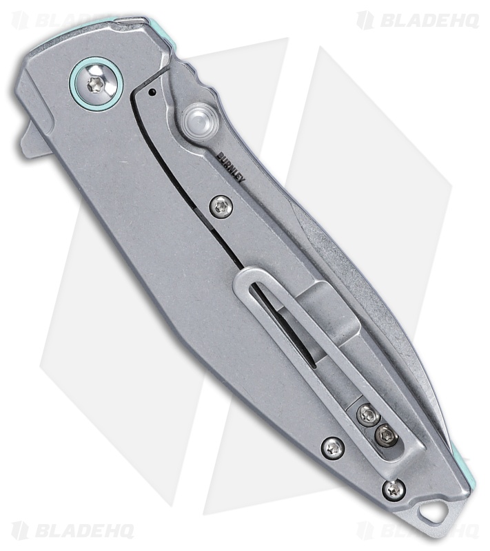CRKT Ibis Frame Lock Blue G-10 Flipper Knife