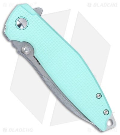 CRKT Burnley Ibis Frame Lock Knife Blue G-10 w/ Stainless Steel (3.1" Stonewash)