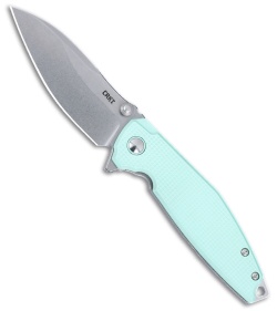 CRKT Ibis Frame Lock Knife Blue G-10 w/ Stainless Steel (3.09" Stonewash)