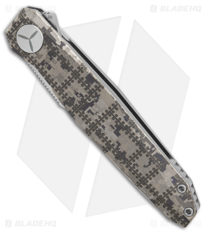 CRKT Ken Onion Facet Rivet Knife Titanium (3.5" Satin)