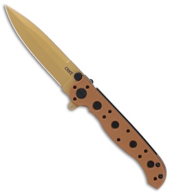 CRKT M16-10DZ Spear Point Liner Lock Knife Tan Nylon (3.03" Tan)