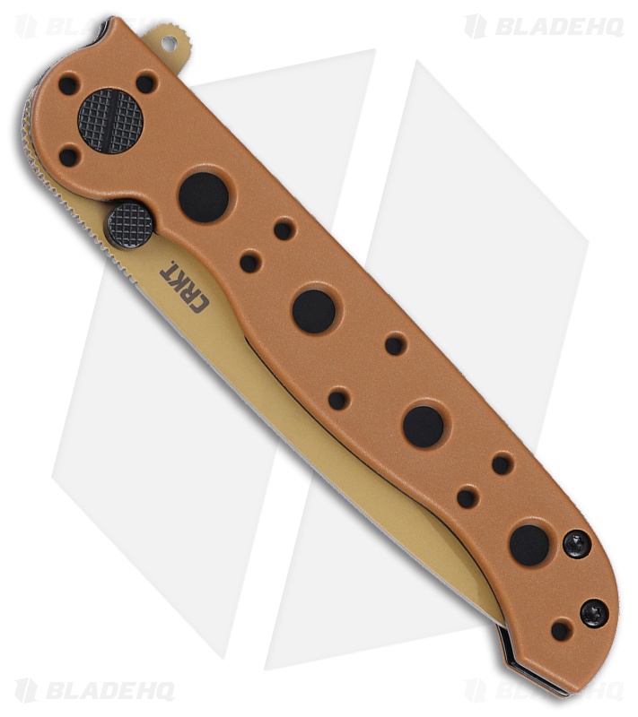 CRKT M16-10DZ Tanto Liner Lock Knife Tan Nylon (3.03" Tan)