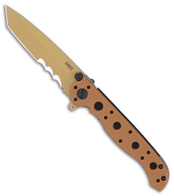 CRKT M16-10DZ Tanto Liner Lock Knife Tan Nylon (3.03" Tan)