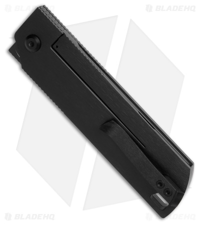CRKT Mbombo Blackout Frame Lock Knife Black Titanium (3.2" Black)