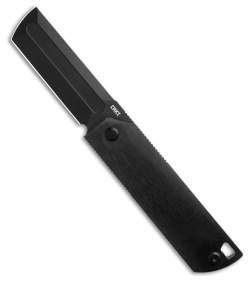 CRKT Mbombo Blackout Frame Lock Knife Black Titanium (3.2" Black)