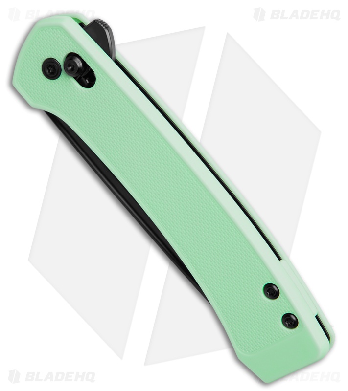 CRKT Q Compact Knife | Aqua GRN | Black Oxide