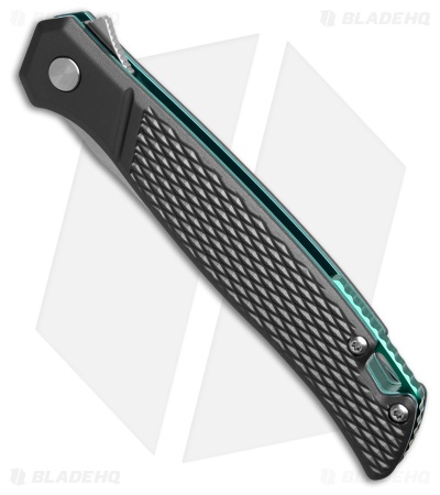 CRKT Scar Liner Lock Knife Textured Aluminum (3.3" Satin D2)