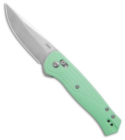 CRKT Sero Crossbar Lock Knife Aqua GRN (3" Satin S35VN)
