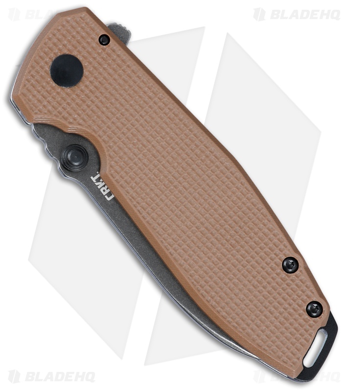 CRKT Squid XM Frame Lock Knife Tan G-10 w/ Stainless Steel