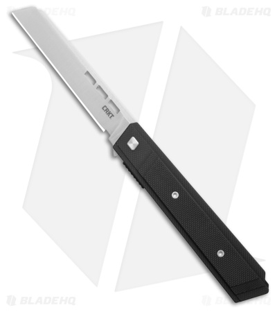 CRKT Zephyr Knife Black G-10 Satin D2