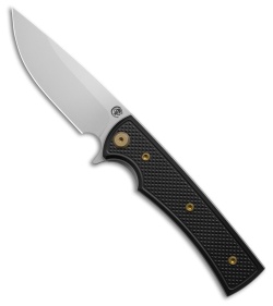 Chaves Knives Blue Label Liberation Street DP Knife Knurled Al/BRZ Ti (3.1" SW)