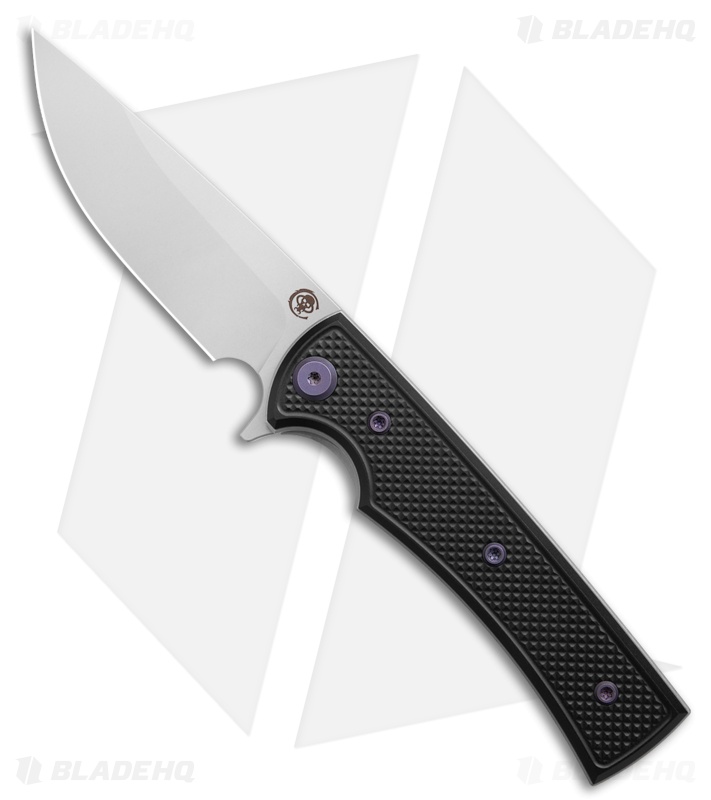 Chaves Knives Blue Label Liberation Street DP Knife Knurled Al/PRP Ti (3.1" SW)