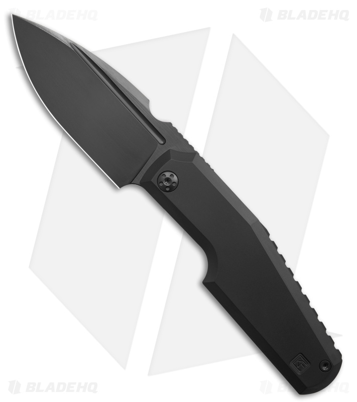Custom Knife Factory Elementak Frame Lock Knife Black Titanium (3.50" Black)