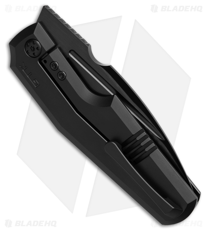 Custom Knife Factory Elementak Frame Lock Knife Black Titanium (3.50" Black)