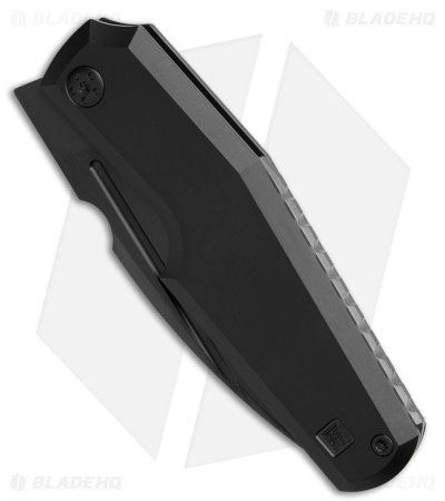 Custom Knife Factory Elementak Frame Lock Knife Black Titanium (3.50" Black)
