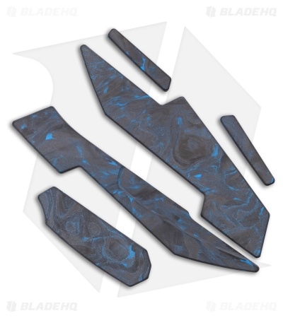 Custom Knife Factory Peace Duke 2.0 Frame Lock Knife Crystal Ti/CF(3" Stonewash)