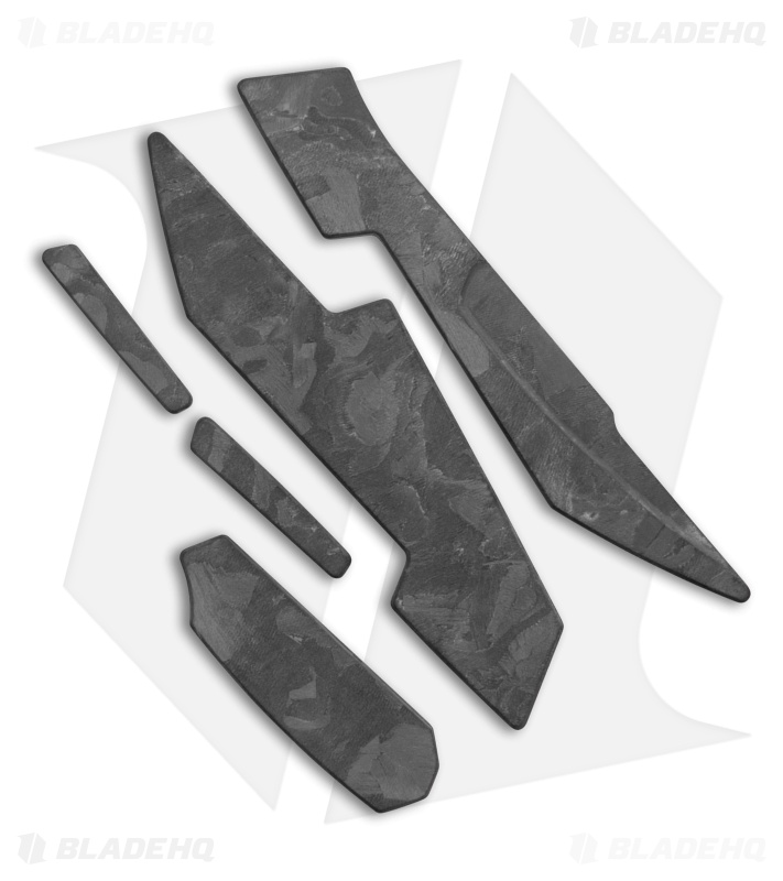 Custom Knife Factory Peace Duke 2.0 Frame Lock Knife Ti/CF(3" Stonewash)