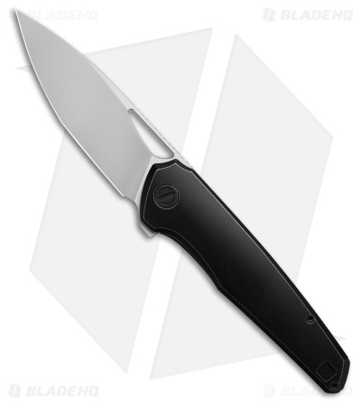 Custom Knife Factory Tasca Frame Lock Black Titanium   (3.50" Stonewash)