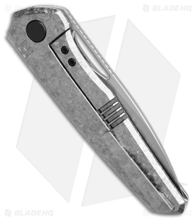 Custom Knife Factory Tasca Frame Lock Crystalised Ti (3.50" Stonewash)