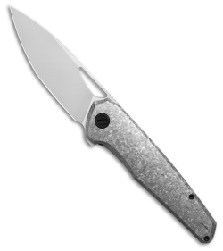 Custom Knife Factory Tasca Frame Lock Crystalised Ti (3.50" Stonewash)