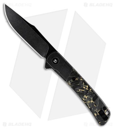 Dreamtech Frame Lock Knife Black Ti + Black/Gold CF Black SW