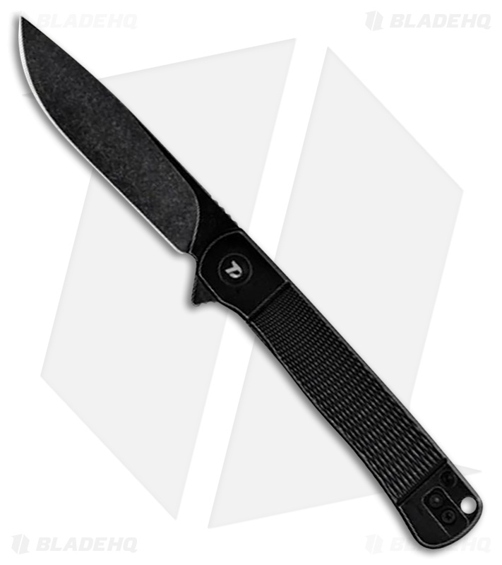 Dreamtech Drop Point Frame Lock Knife Black Ti Black SW