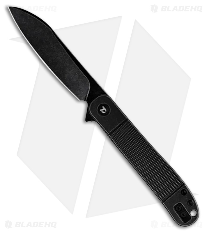 Dreamtech Sheepsfoot Frame Lock Knife Black Ti Black SW