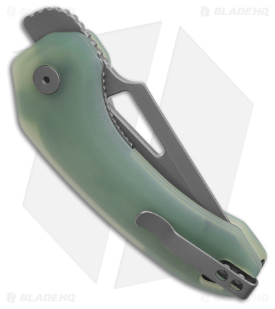 Damned Designs Oni XL | Liner Lock Knife | Jade G-10