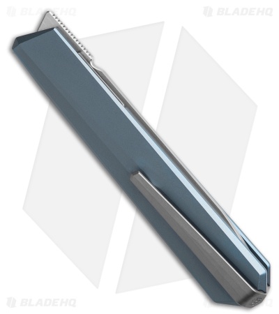 REMETTE ELIGO Liner Lock Knife Blue Titanium (2.8" Pearlescent M390)