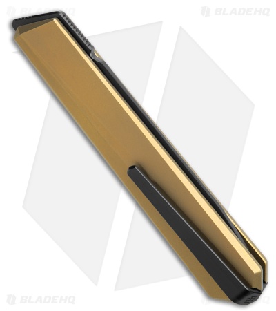REMETTE ELIGO Double Detent Knife Gold Titanium (2.8" Black M390)