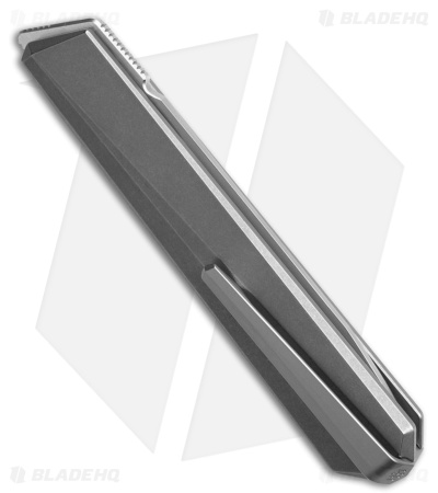 REMETTE ELIGO Double Detent Knife Gray SW Titanium (2.8" Pearlescent M390)