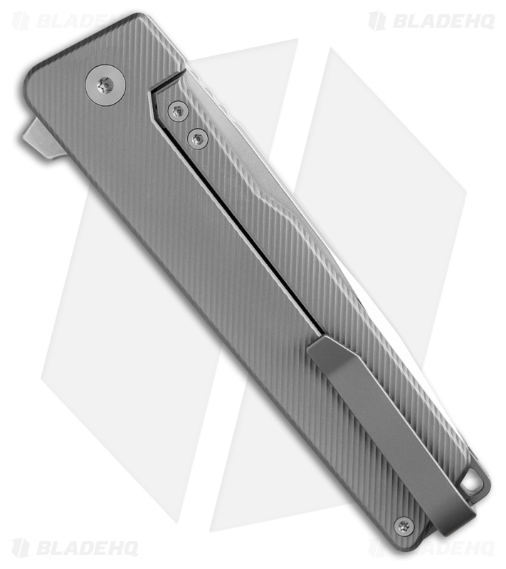 Exceed Designs Avair Frame Lock Knife Micro-Slash Blasted Ti (2.25" M390)