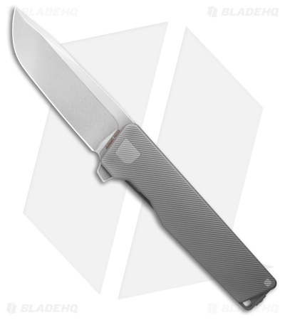 Exceed Designs Avair Frame Lock Knife Micro-Slash Blasted Ti (2.25" M390)