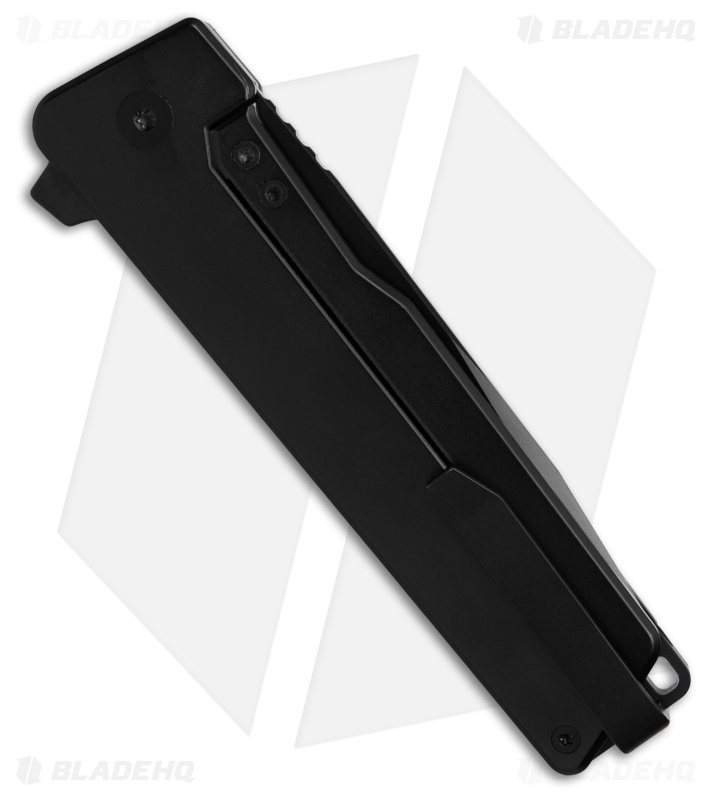 Exceed Designs Avair Frame Lock Knife Smooth Jet Black Ti (2.25" M390)