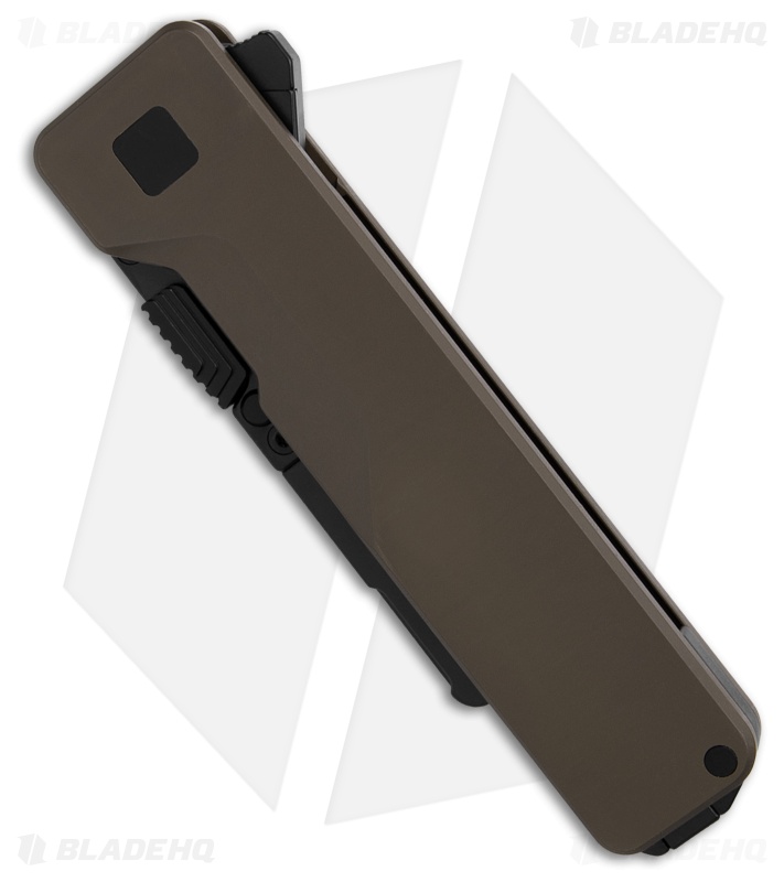 Exceed Designs TiRant Ultra Utility Knife CNTRN Bronze Titanium W/HotSwap Blade