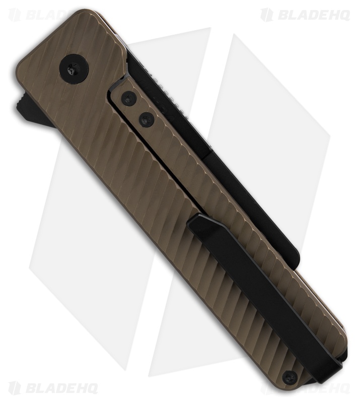 Exceed Designs TiRant Ultra Utility Knife CNTRN PVD Titanium Deep Slash Milled