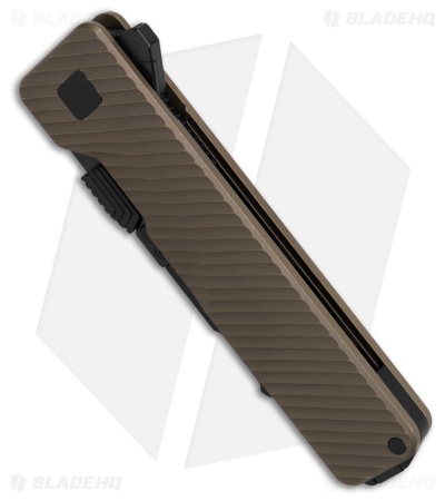 Exceed Designs TiRant Ultra Utility Knife CNTRN PVD Titanium Deep Slash Milled