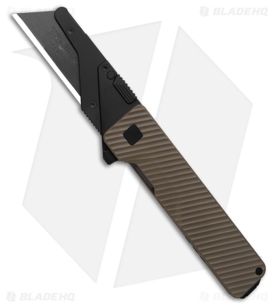 Exceed Designs TiRant Ultra Utility Knife CNTRN PVD Titanium Deep Slash Milled