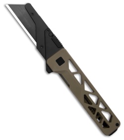 Exceed Designs TiRant Ultra Utility Knife CNTRN PVD Titanium Skeleton Milled