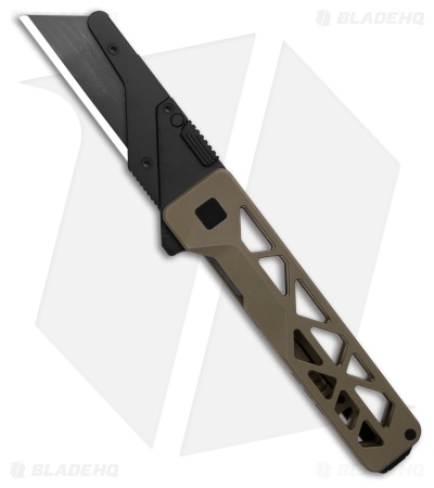 Exceed Designs TiRant Ultra Utility Knife CNTRN PVD Titanium Skeleton Milled