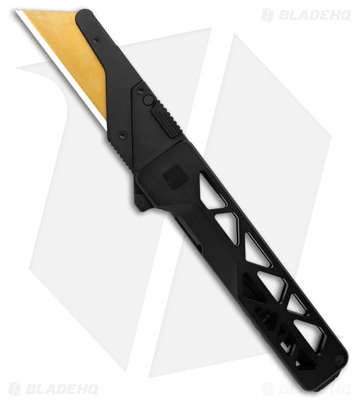 Exceed Designs TiRant Ultra Utility Knife PVD Titanium Skeleton Milled