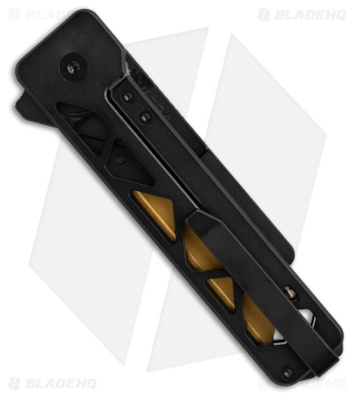 Exceed Designs TiRant Ultra Utility Knife PVD Titanium Skeleton Milled