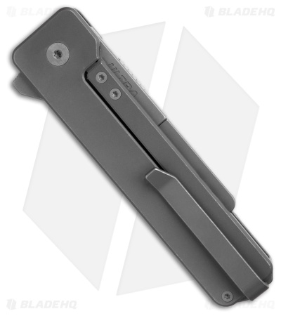 Exceed Designs TiRant Ultra Utility Knife Stonewashed Titanium W/HotSwap Blade