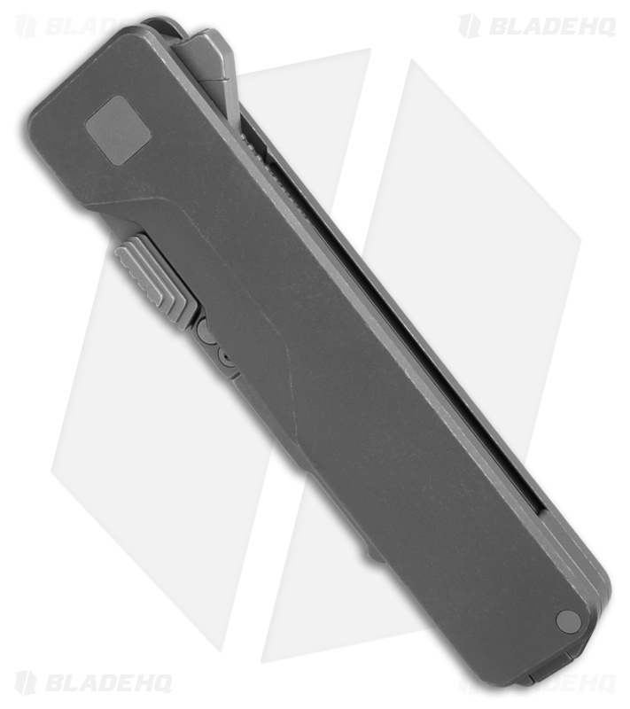 Exceed Designs TiRant Ultra Utility Knife Stonewashed Titanium W/HotSwap Blade
