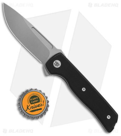 Terzuola Tactical ATCF Lite Liner Lock Knife Black G-10 (3" SW)