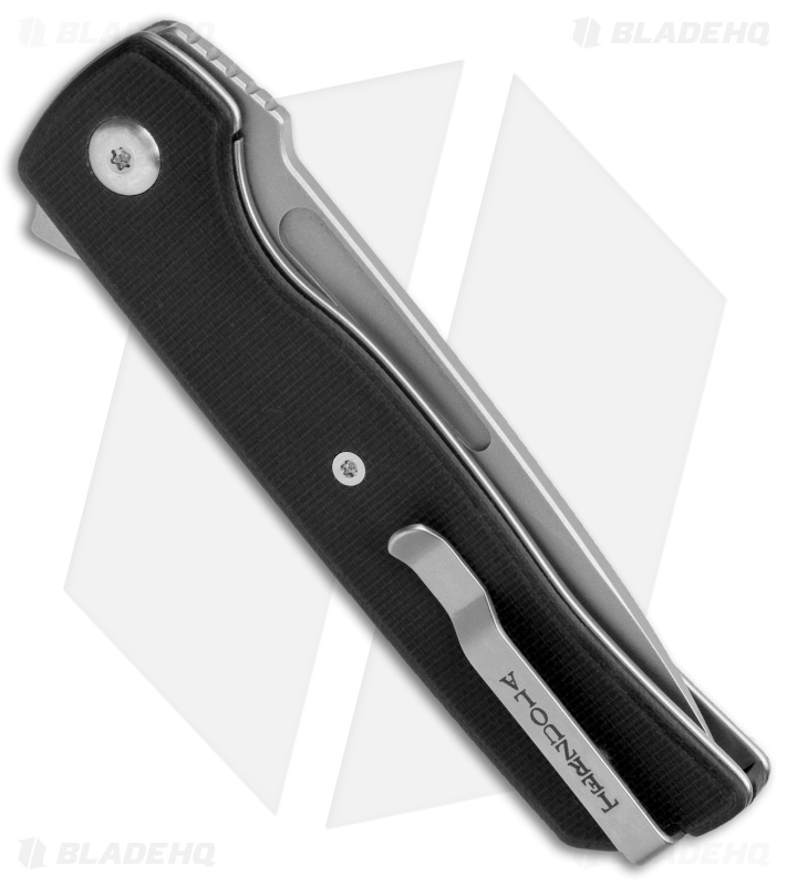 Terzuola Tactical ATCF Lite Liner Lock Knife Black G-10 (3" SW)