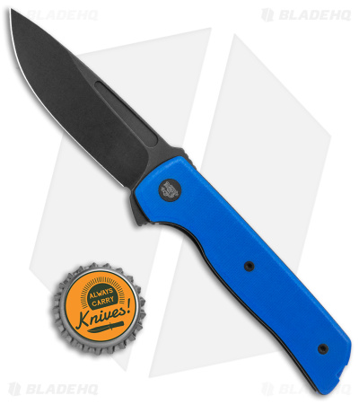 Terzuola Tactical ATCF Lite Liner Lock Knife Blue G-10 (3" Black)